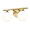 Z-Lite Neoma Vanity, 2-Light, 13.5 In.W x 6.75 In.L x 7.25 In.H, Modern Gold/Opal Etched 1100-2V-MGLD - alternate 2